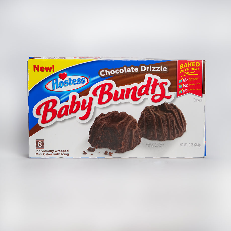 Hostess Baby Bunts Chocolate Drizzle 8er